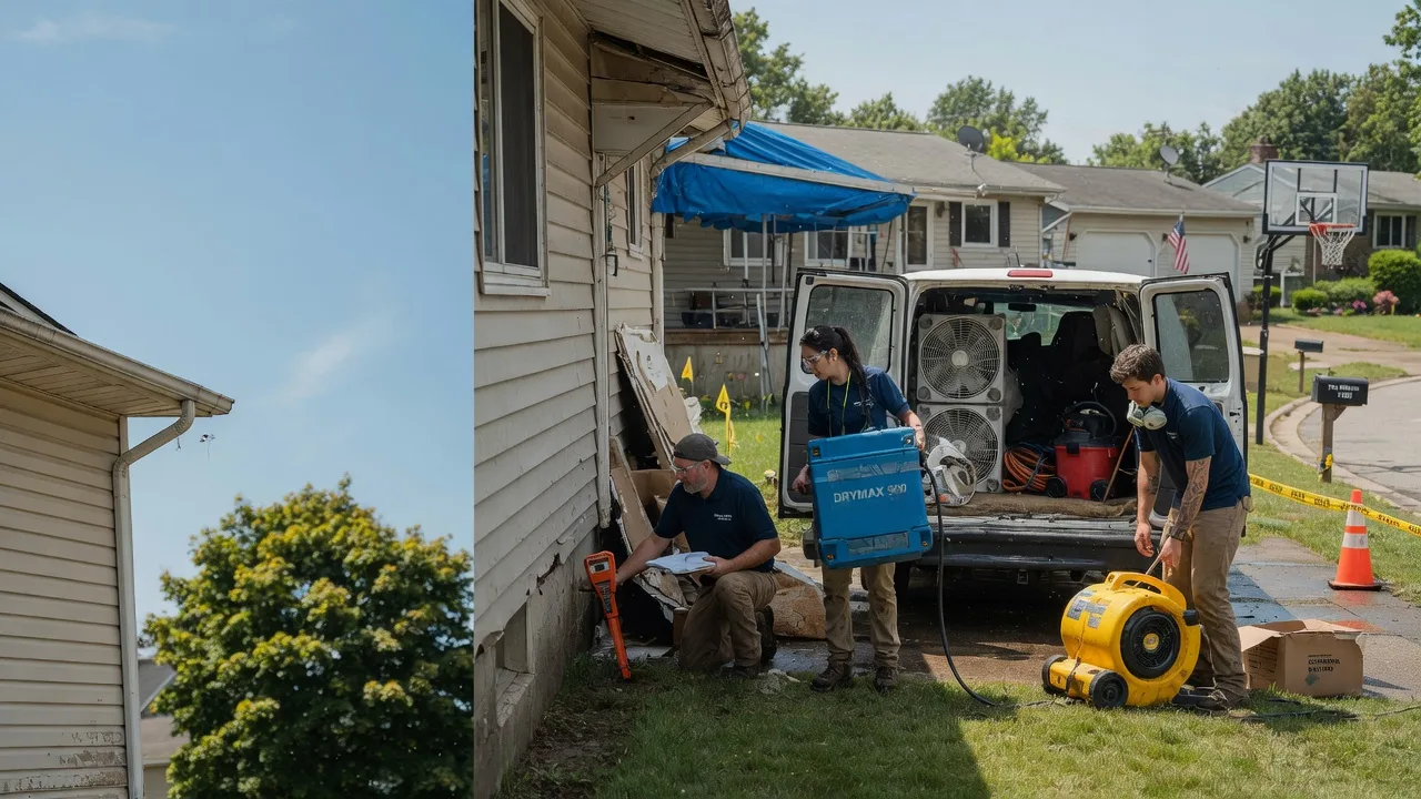 Ceiling Leak Cleanup in Genoa City, WI near me
